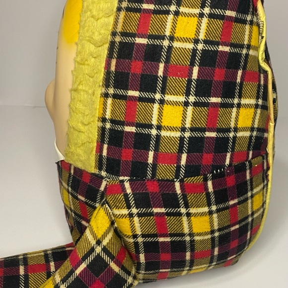 Vintage celluloid face Humpty Dumpty stuffed plush doll - Picture 8 of 11